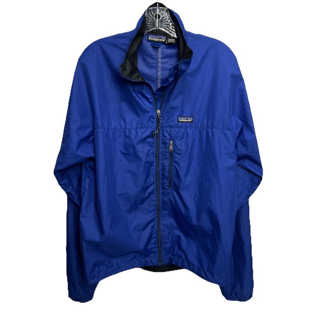 Vintage Patagonia Jacket Womens Medium Velocity Shell Windbreaker 90s Purple